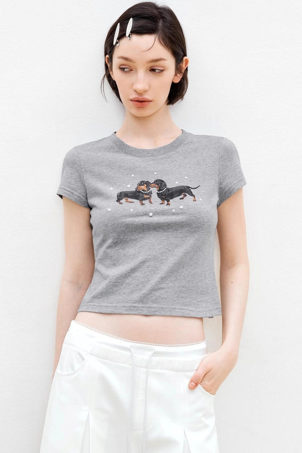 Pearl Dachshund T-shirt