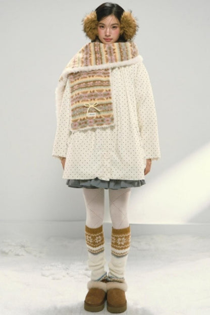 Fair Isle Plush Scarf