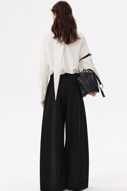 Fashionable Streamer Long-Sleeved Shirt