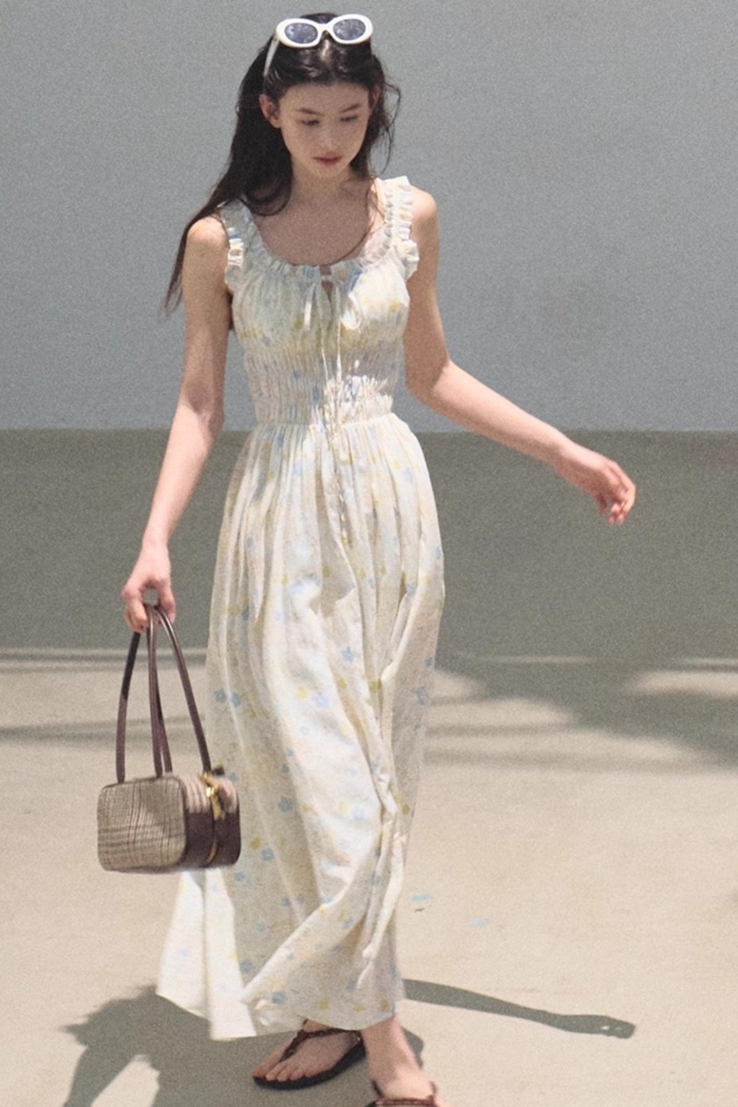 Bubbling Soda Printed Slip Dress