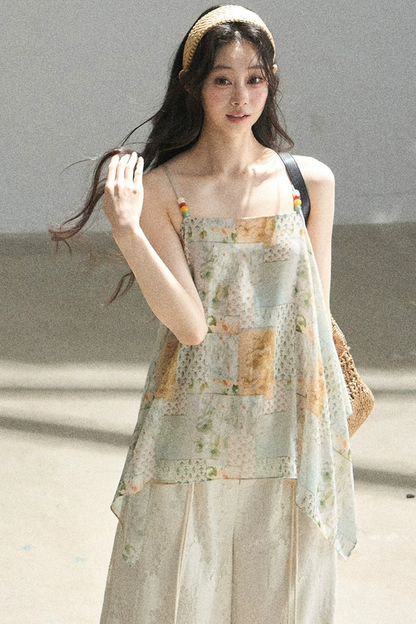 Whisper of Flowers Chiffon Top