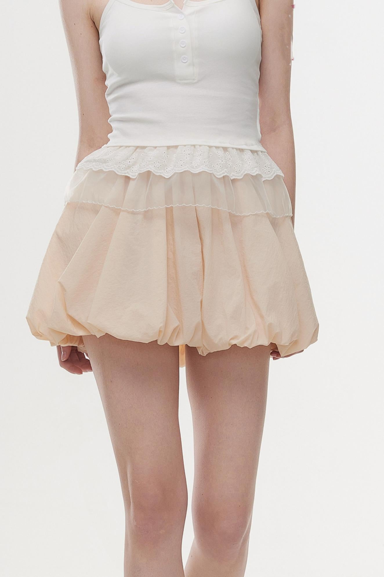 Elegant Fluff A-Line Skirt
