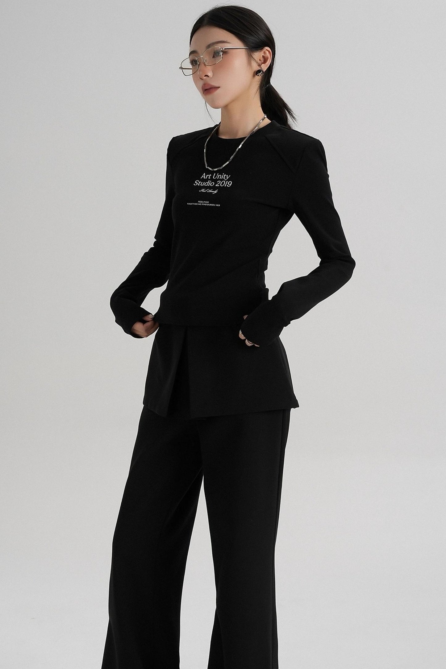 Letter Crew Neck T-Shirt