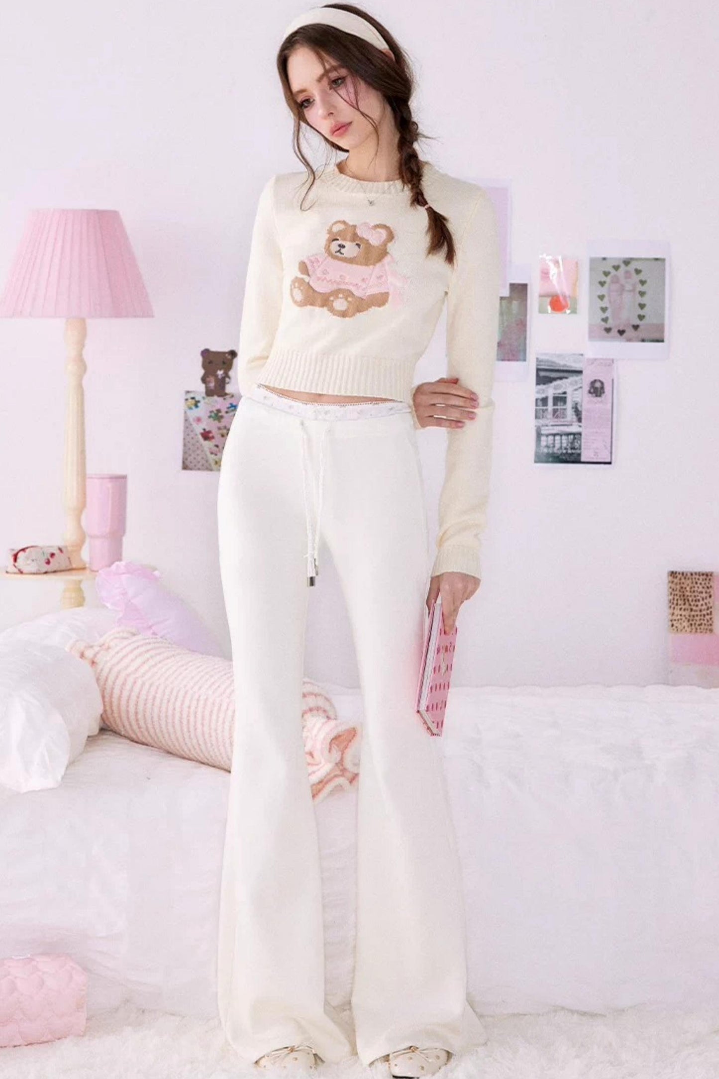 Little Bear Round Neck Sweater