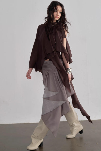 Asymmetrical Off-Shoulder Camisole