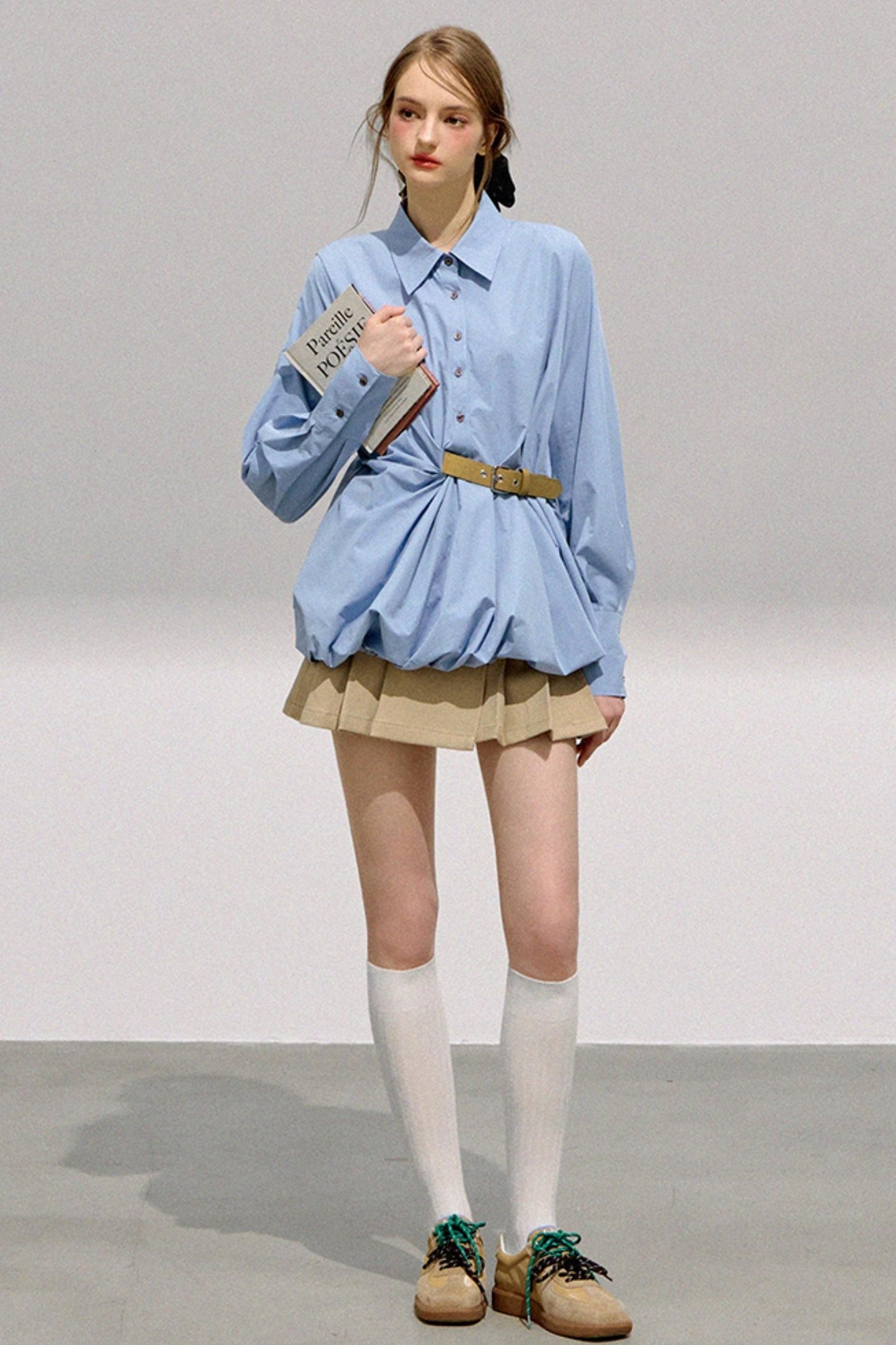 College Sweetheart Fluffy Shirt