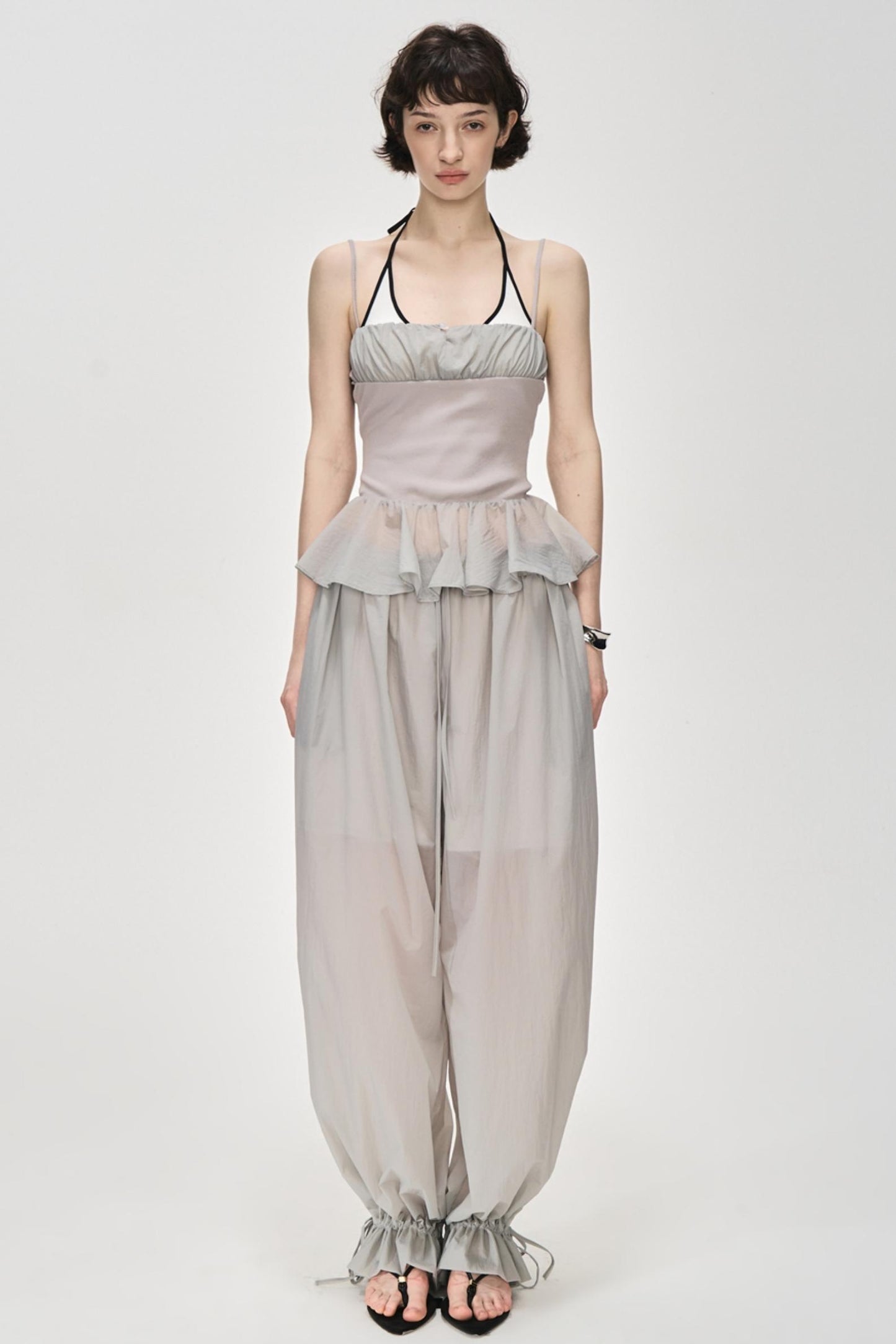 Luxury Glossy Drawstring Pants