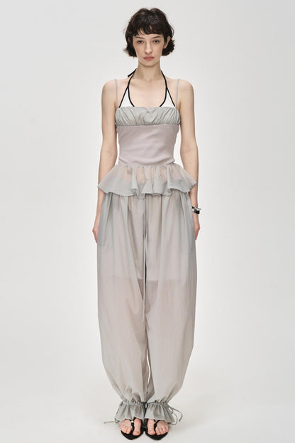 Luxury Glossy Drawstring Pants