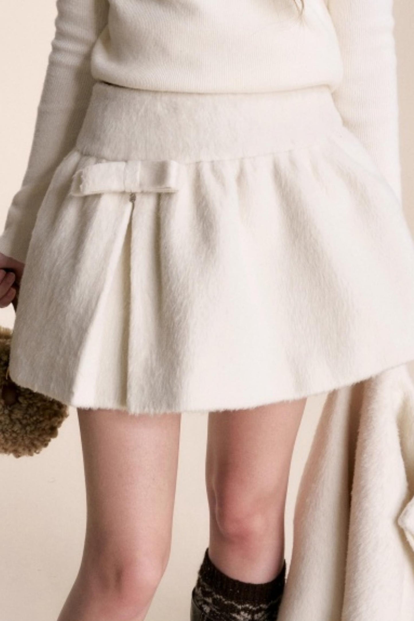 Romantic French Wool Jacket Suit Set-Up