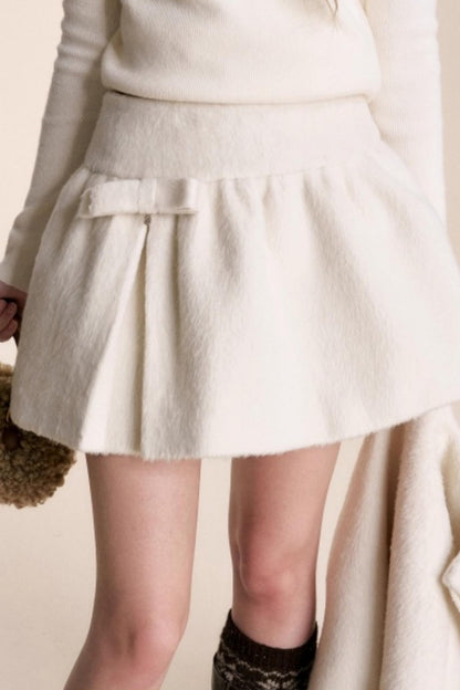 Romantic French Wool Jacket Suit Set-Up