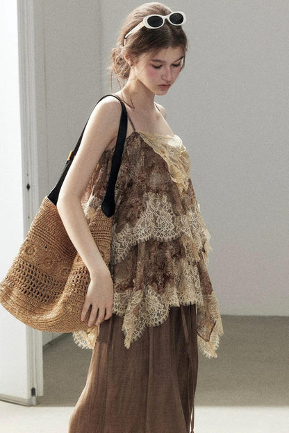 Evening Breeze Lace Top Set-Up