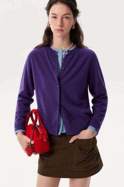 Simple Line Long Sleeve Cardigan