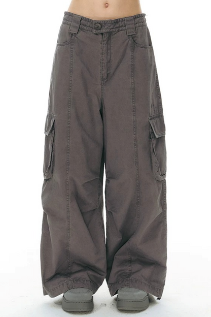 Vintage Embroidered Cargo Pants