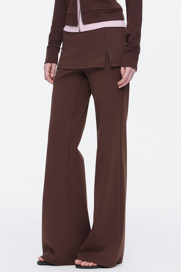 Skin-Friendly Knit Skirt Pants