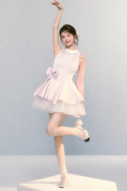 Fugitive Princess Mesh Panel Ballet Dress