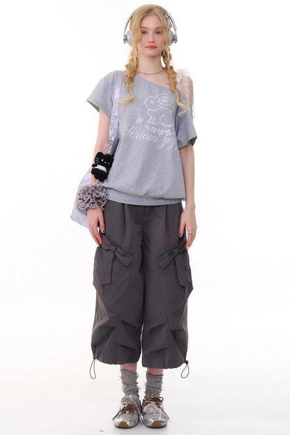 Chic Bow-Waist Trousers