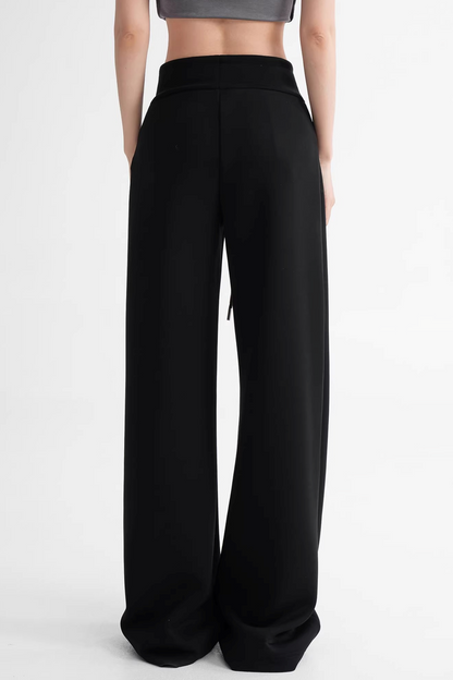 Modal Knit High-Waisted Pants