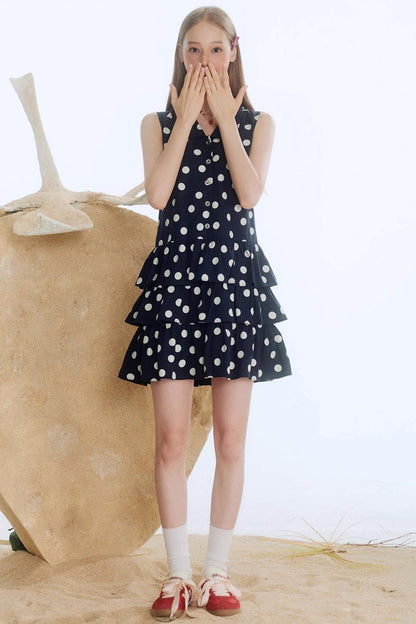 Summer Embroidered Plaid Dress