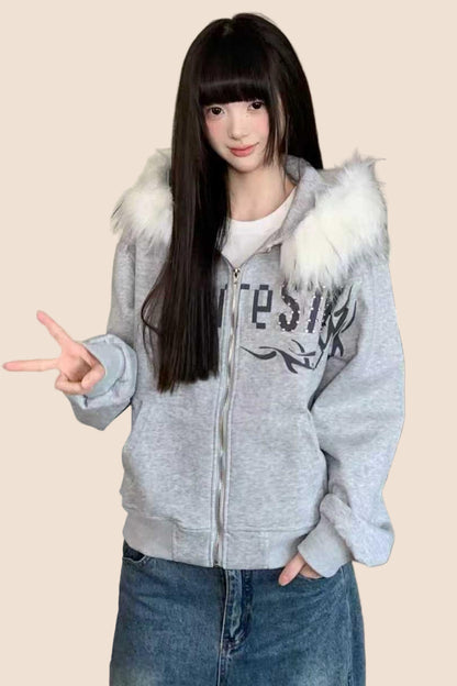 Fall Casual Zipper Jacket