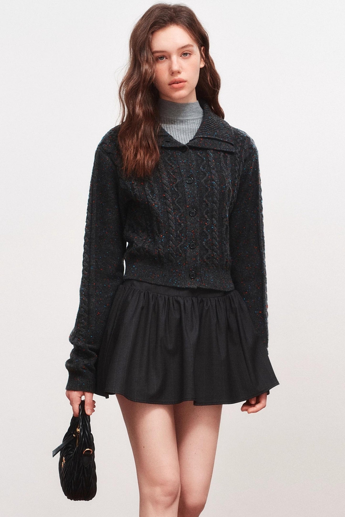 Lapel Knitted Sweater