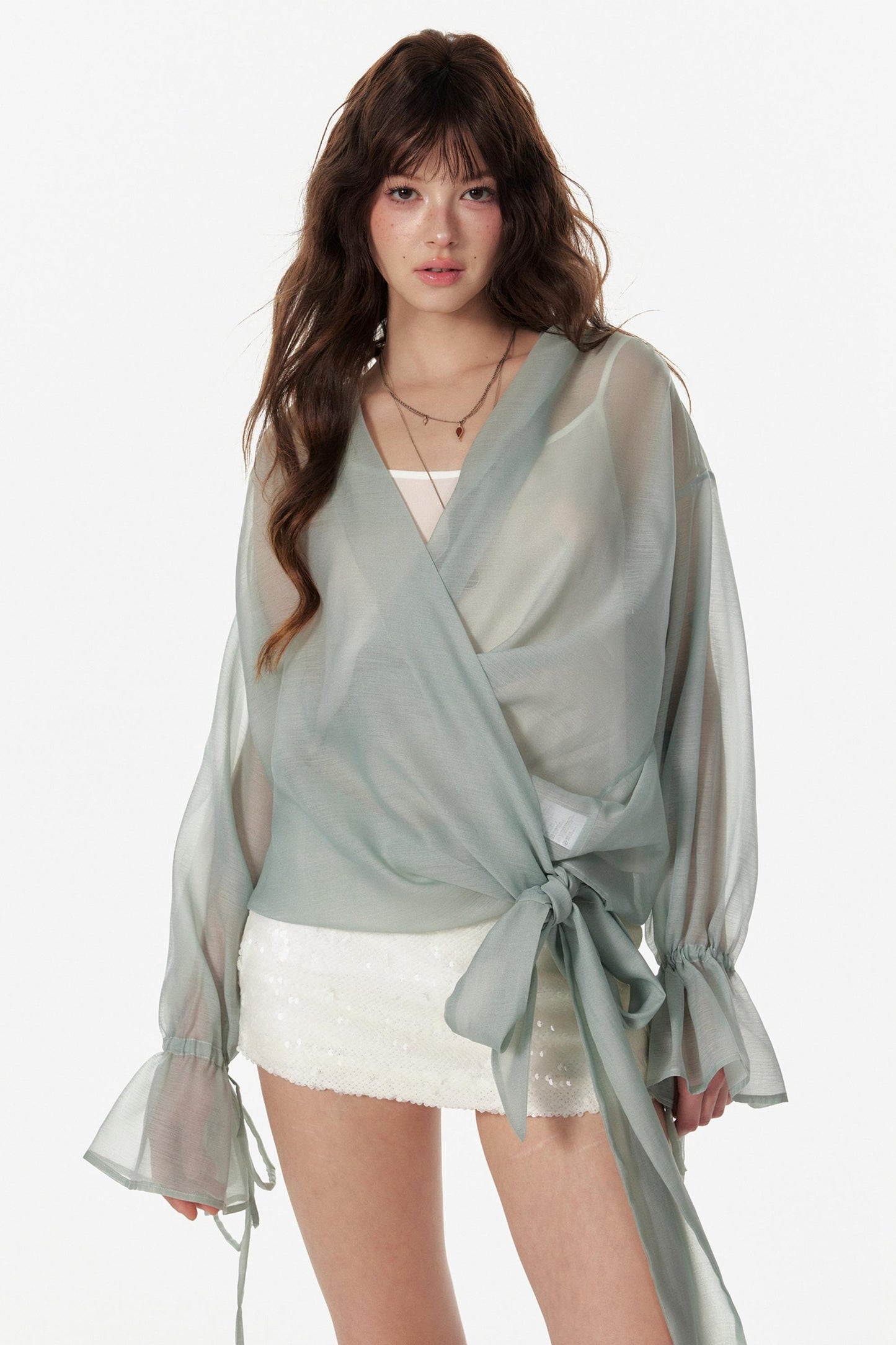 Temperament Sequin A-Line Skirt