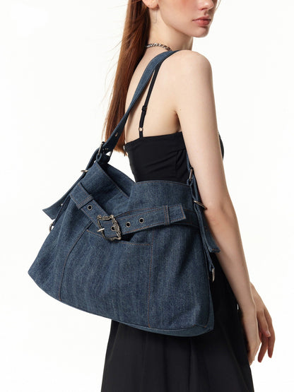 Vintage -Denim -Tasche