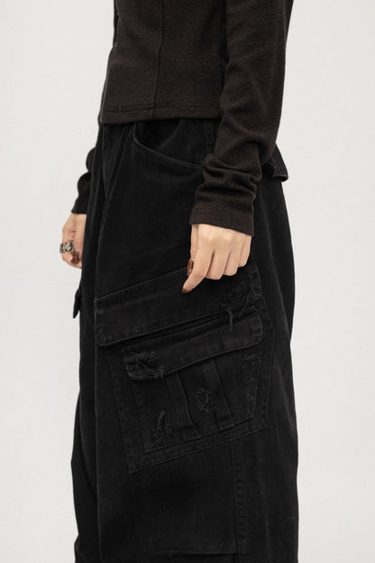 American Black Cargo Pants
