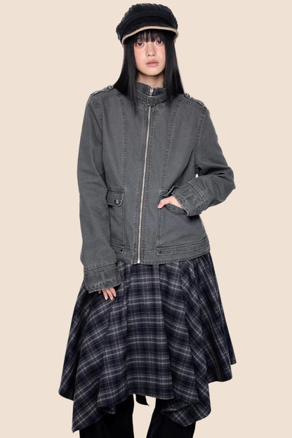 Washed Vintage Workwear Jacket