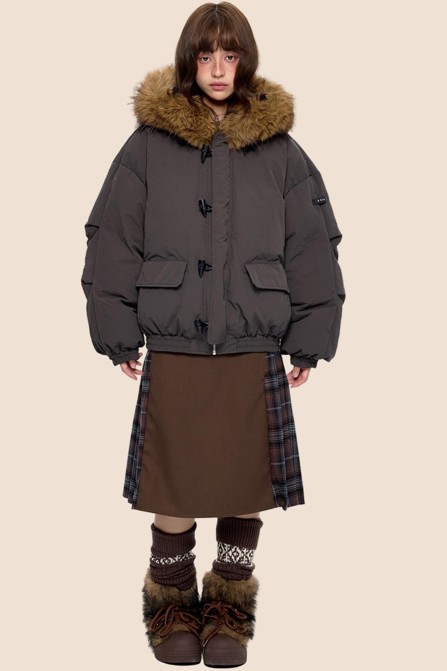 Vintage Cargo Down Jacket