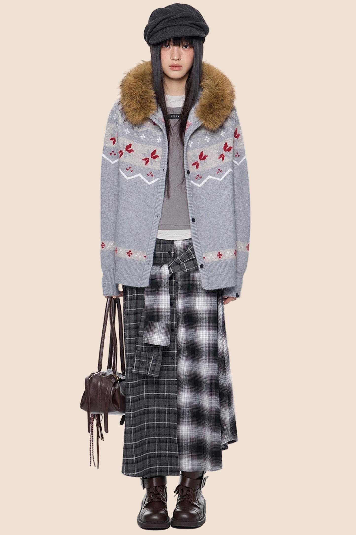 Fair Isle Sweater Jacket