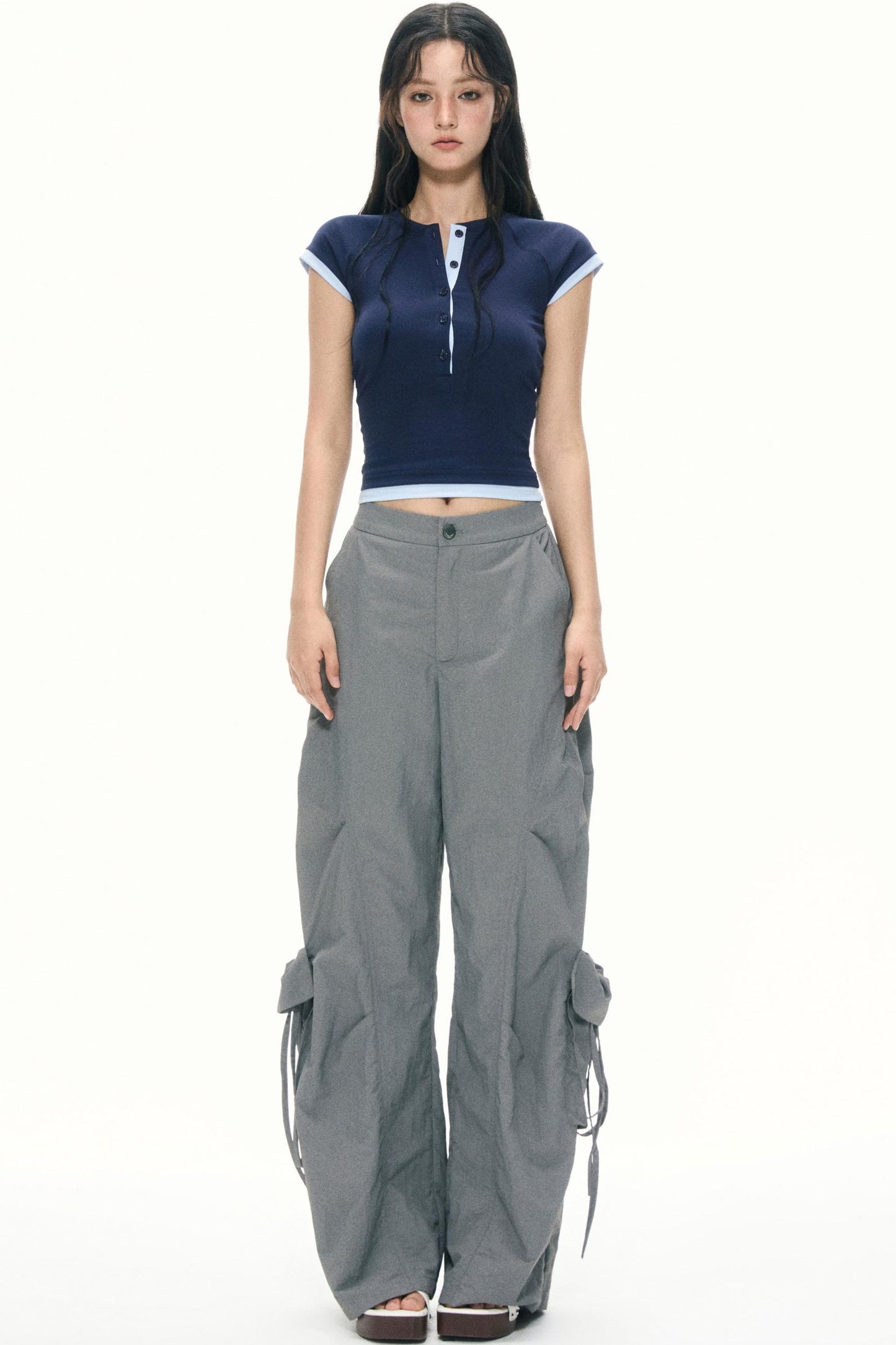 Dual-Fabric Summer T-Shirt