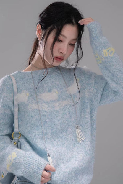 Soft Clouds Jacquard Sweater