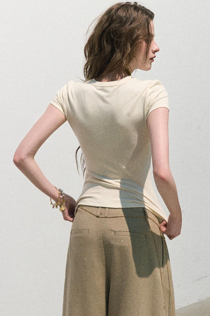 Light-Colored Eyes Cotton Top