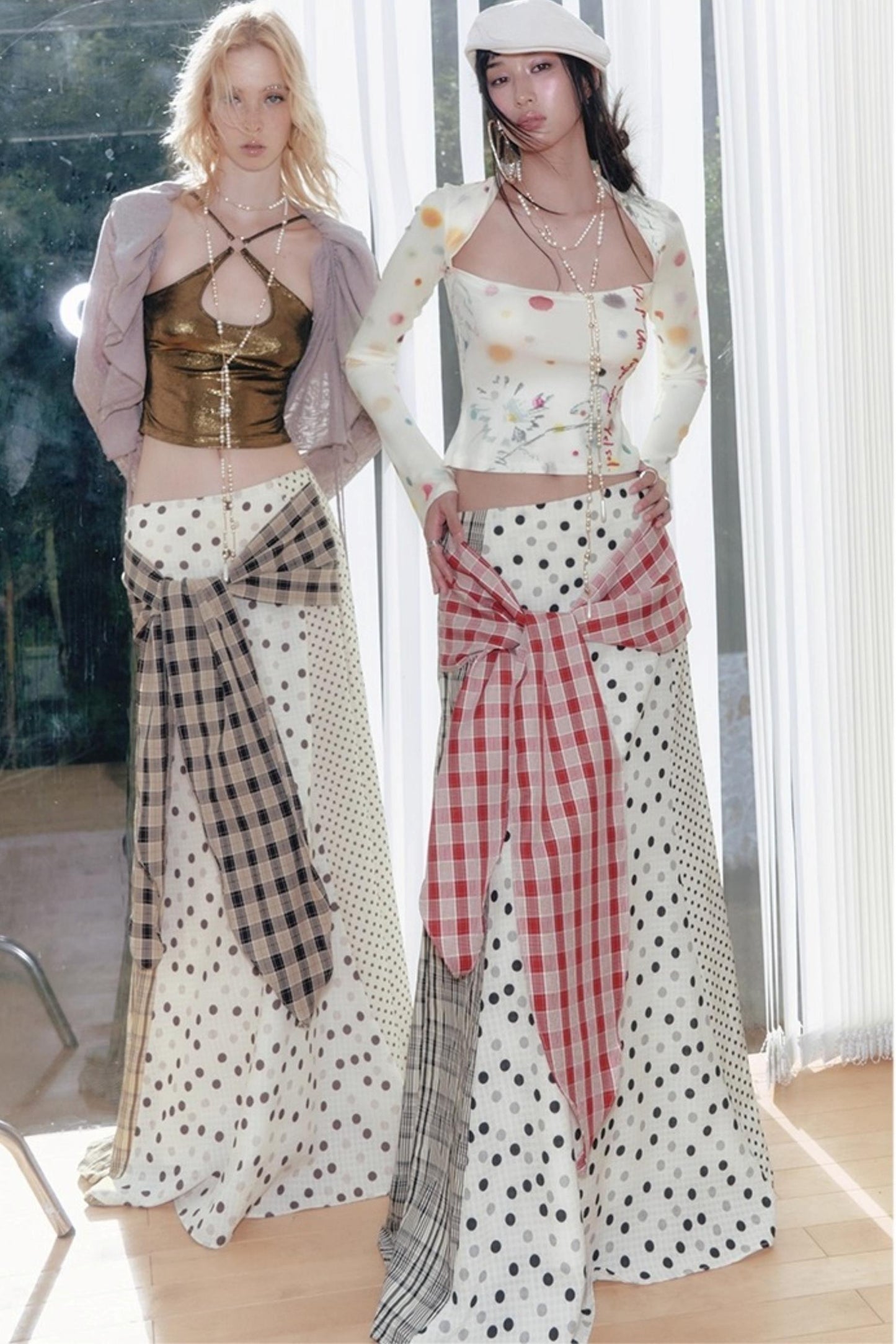 Blue Dot Long-Sleeved Shirt