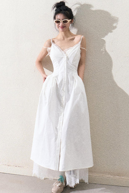 Elegant Waist Slip Dress