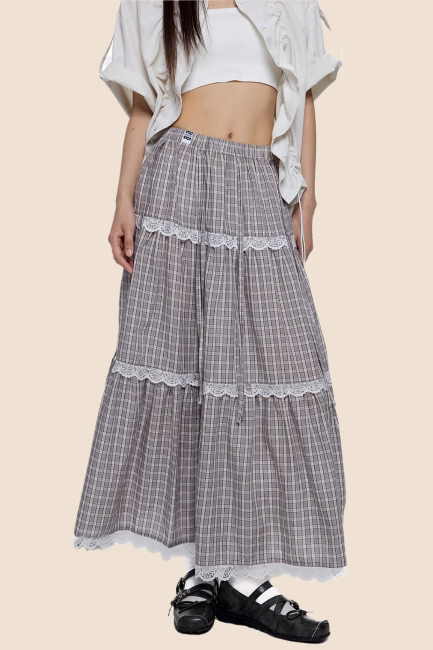 Retro Transformable Midi Skirt