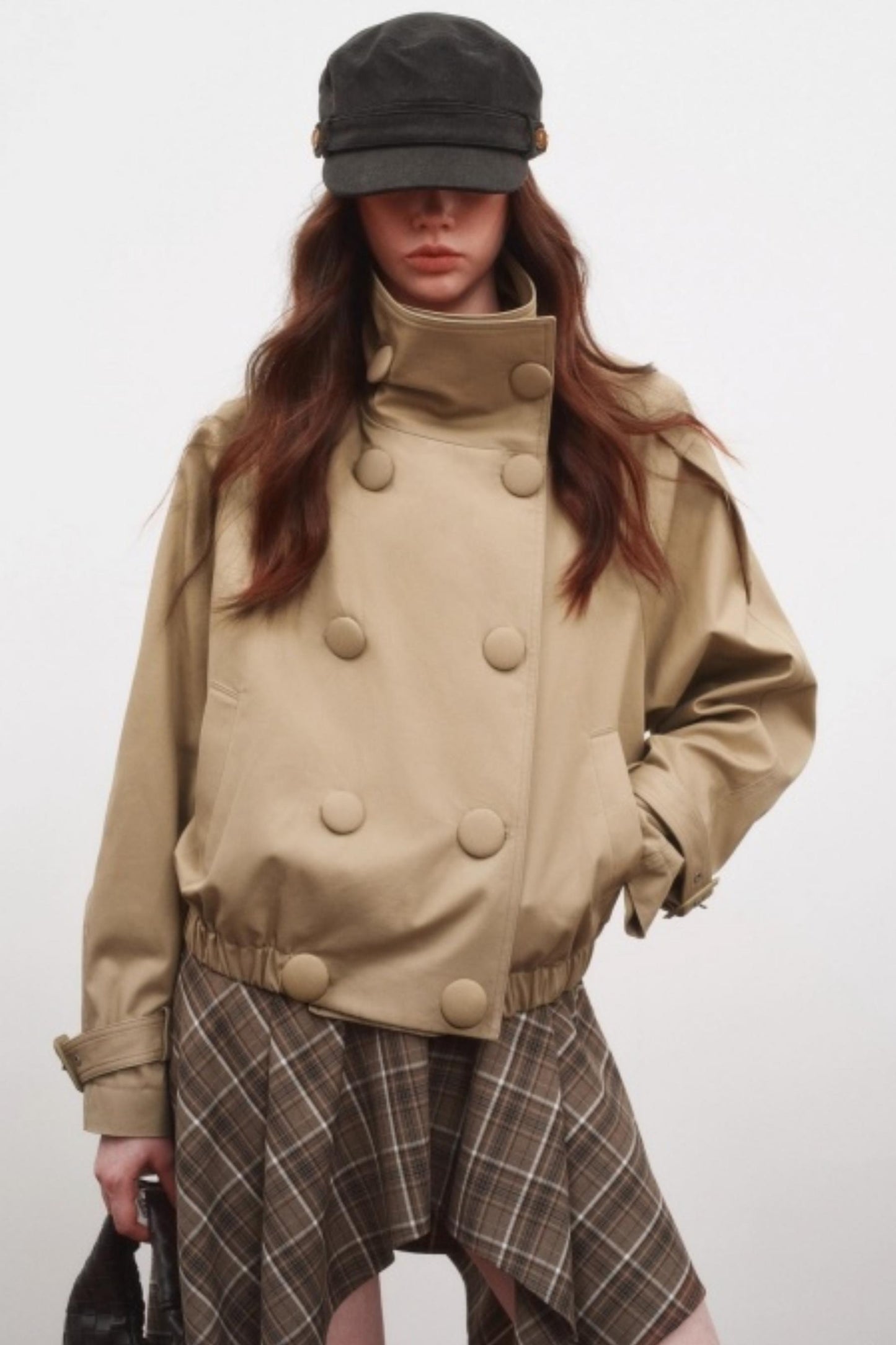 Winter Lyocell Cotton Trench Coat