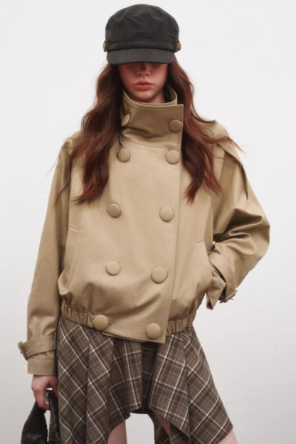 Winter Lyocell Cotton Trench Coat