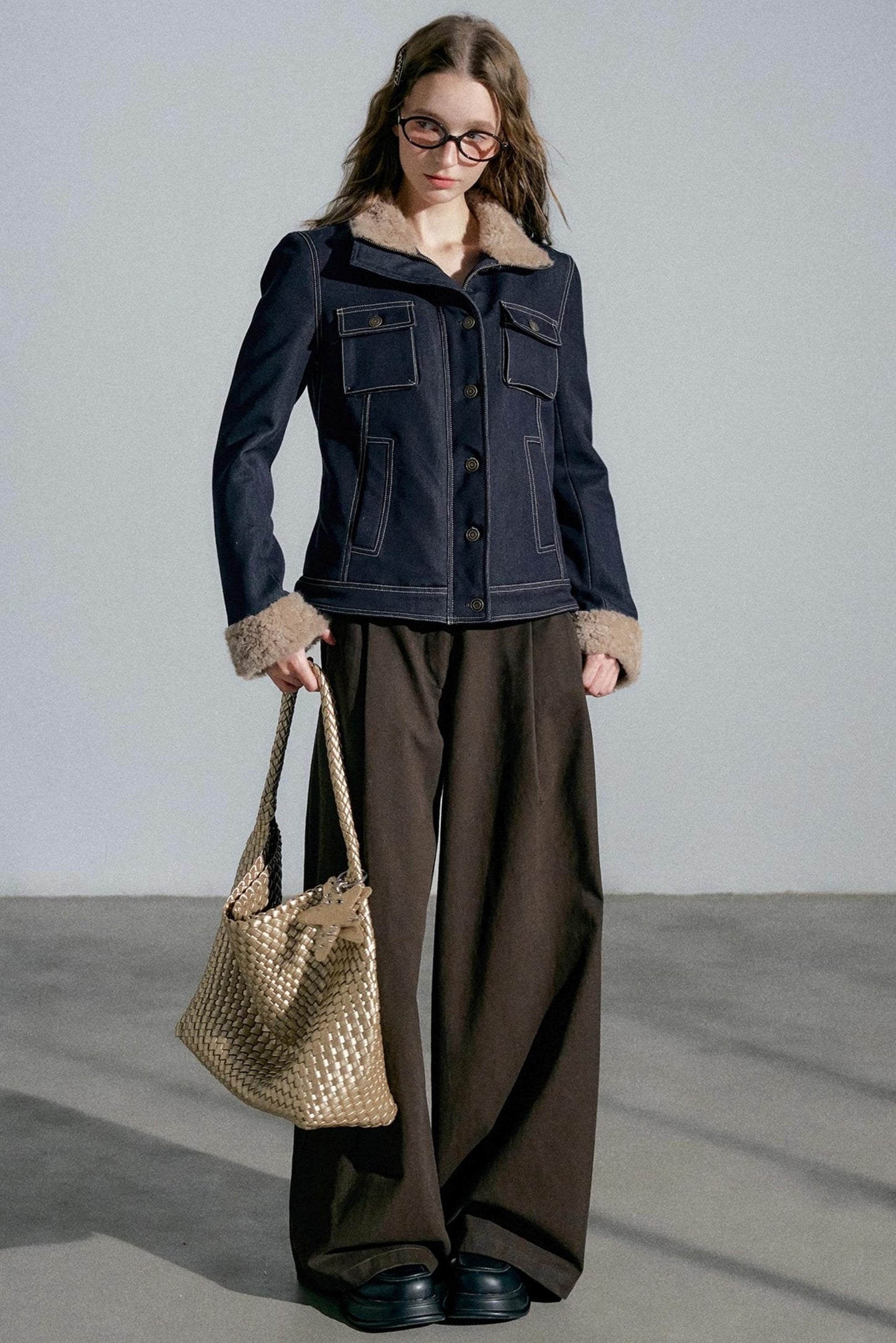 Empire Lapel Denim Jacket