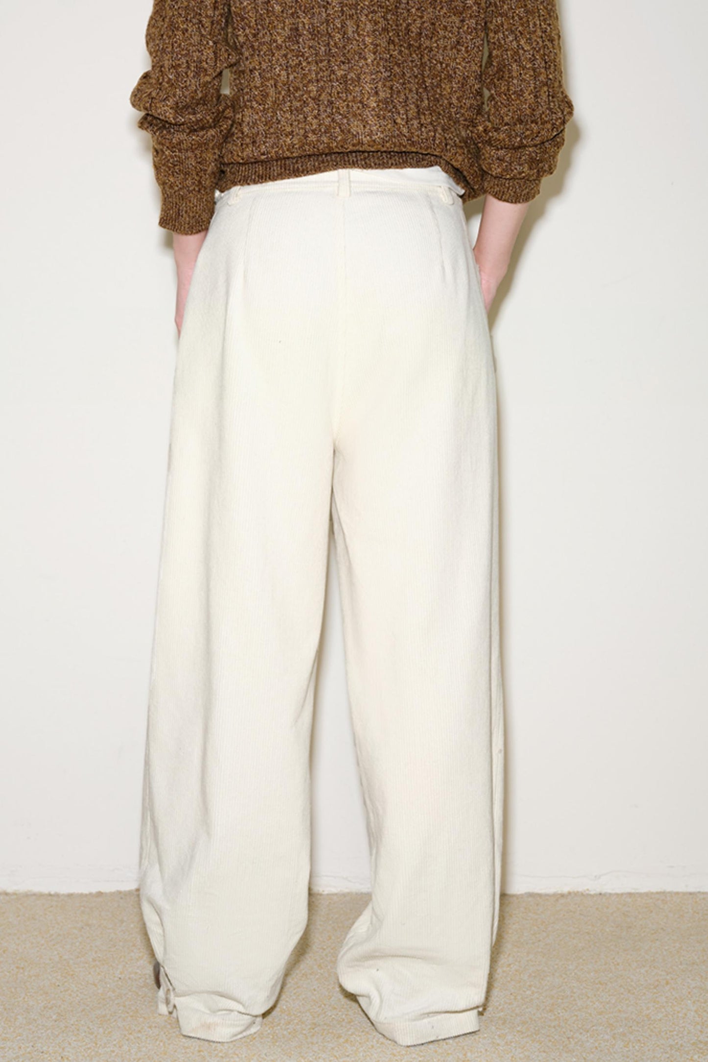 Retro Corduroy D-Ring Pants