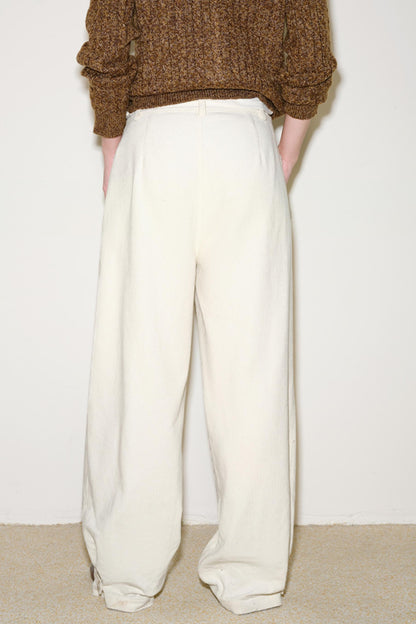 Retro Corduroy D-Ring Pants