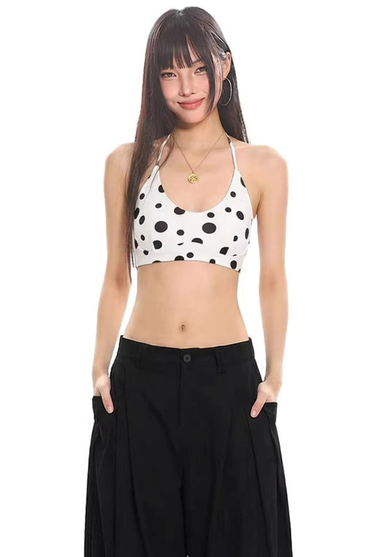 Polka Dot Halter Top