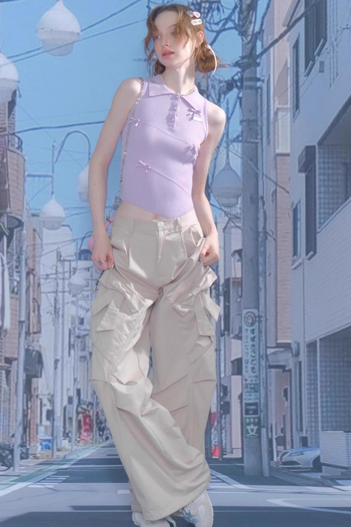 Chic Asymmetrical Polo Tank