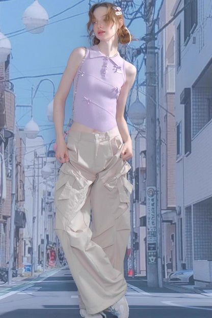 Chic Asymmetrical Polo Tank