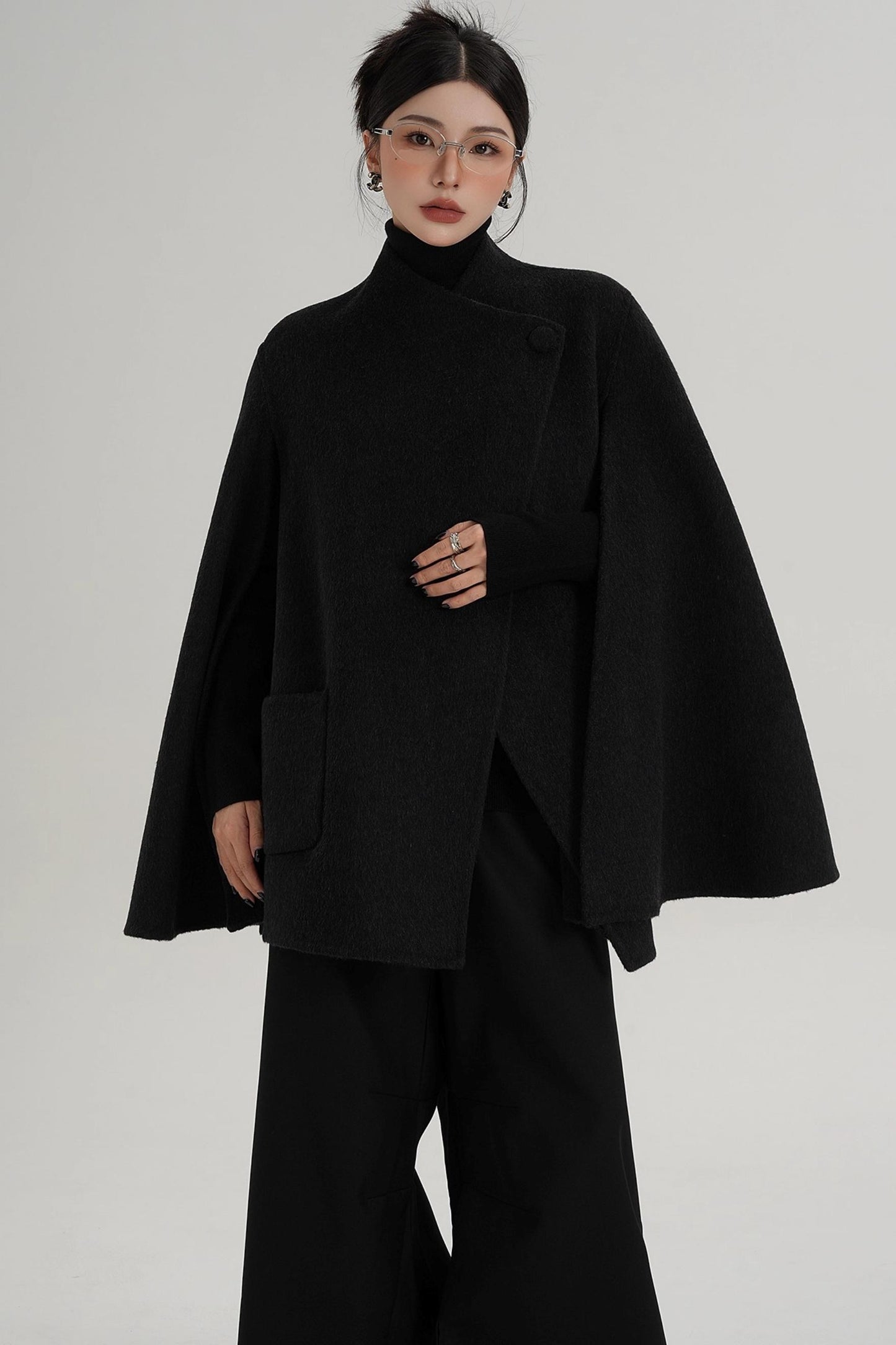 Woolen Cape Coat