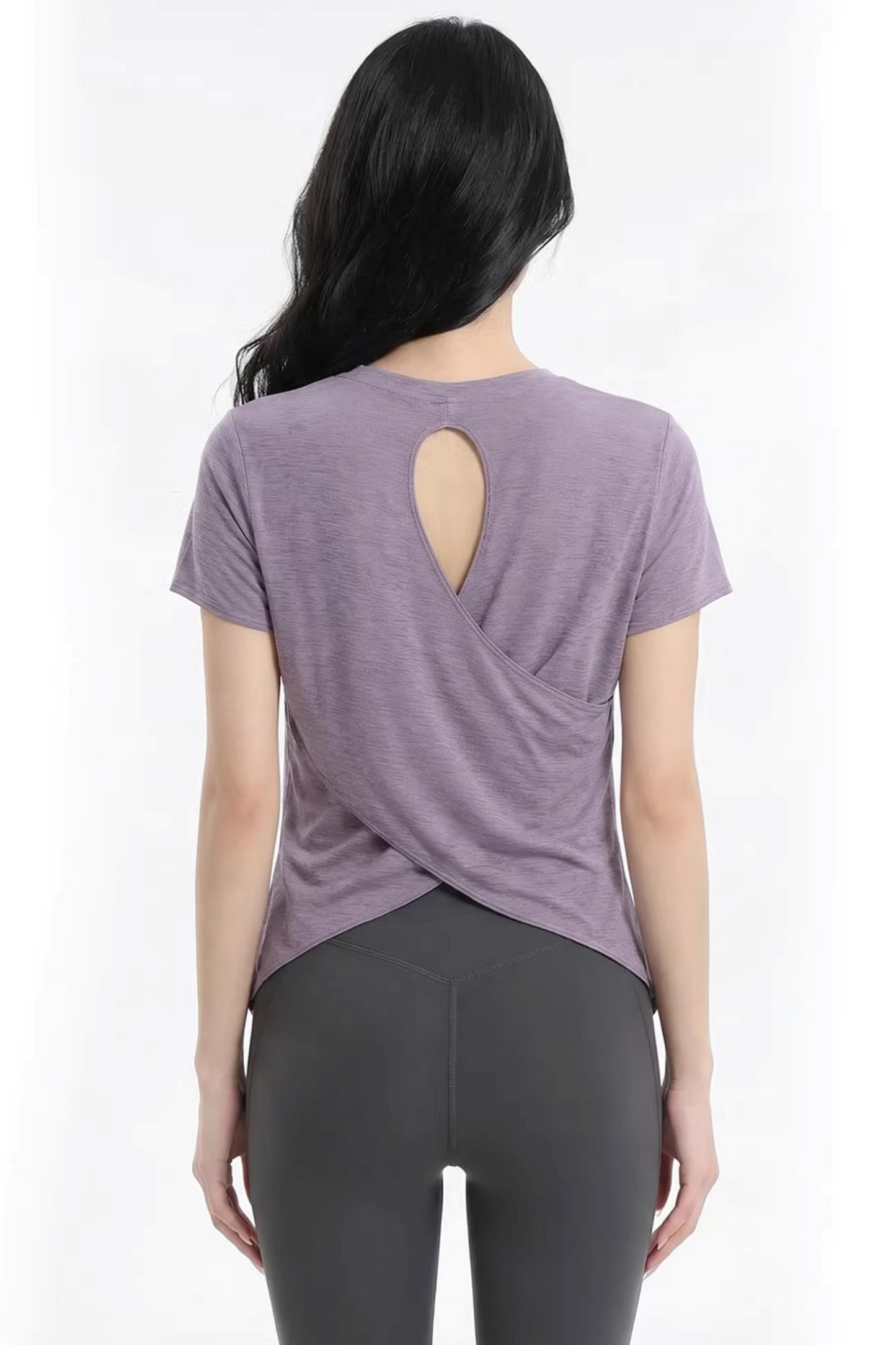 Top Yoga con Schiena Cut-Out