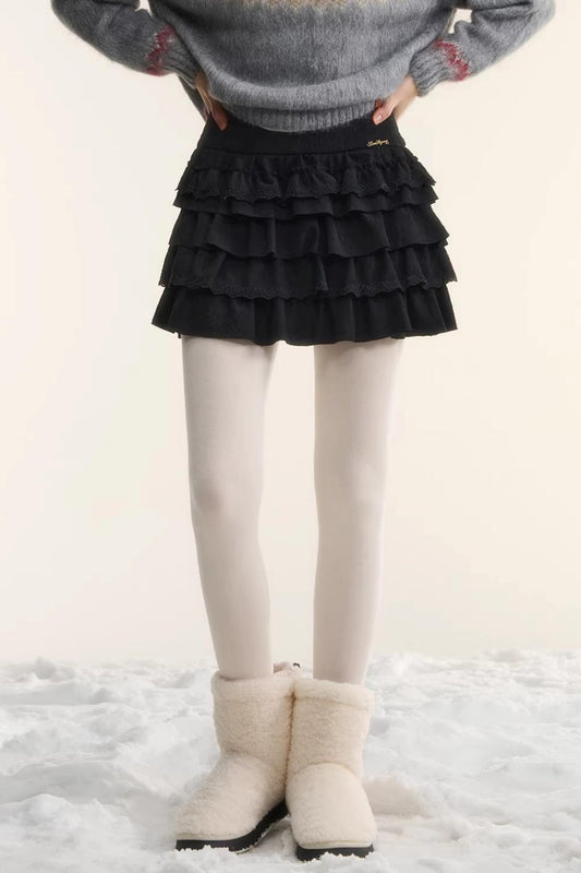 French Lace Retro Skirt