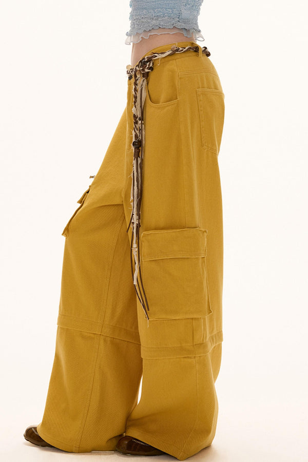 Yellow Summer Work Pants