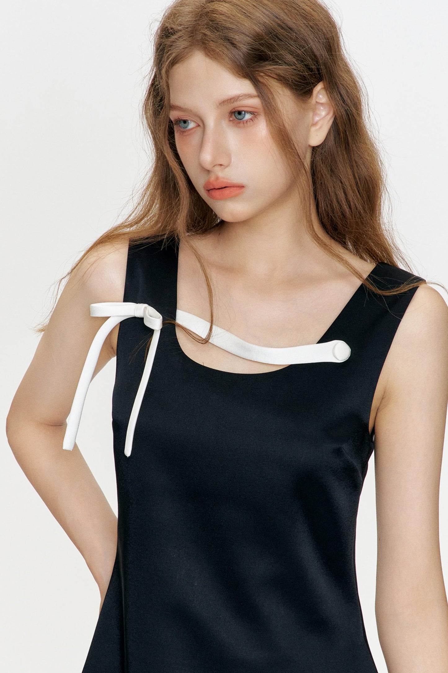 Lunar Elegance Swing Dress