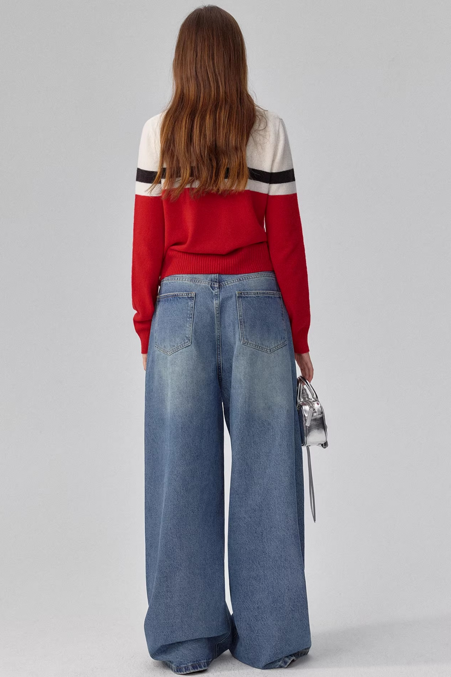 Red Striped Wool Sweater